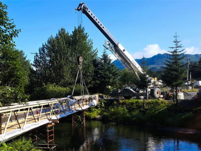 Design-Build Replace Waterline and Support Bridge, Base Kodiak